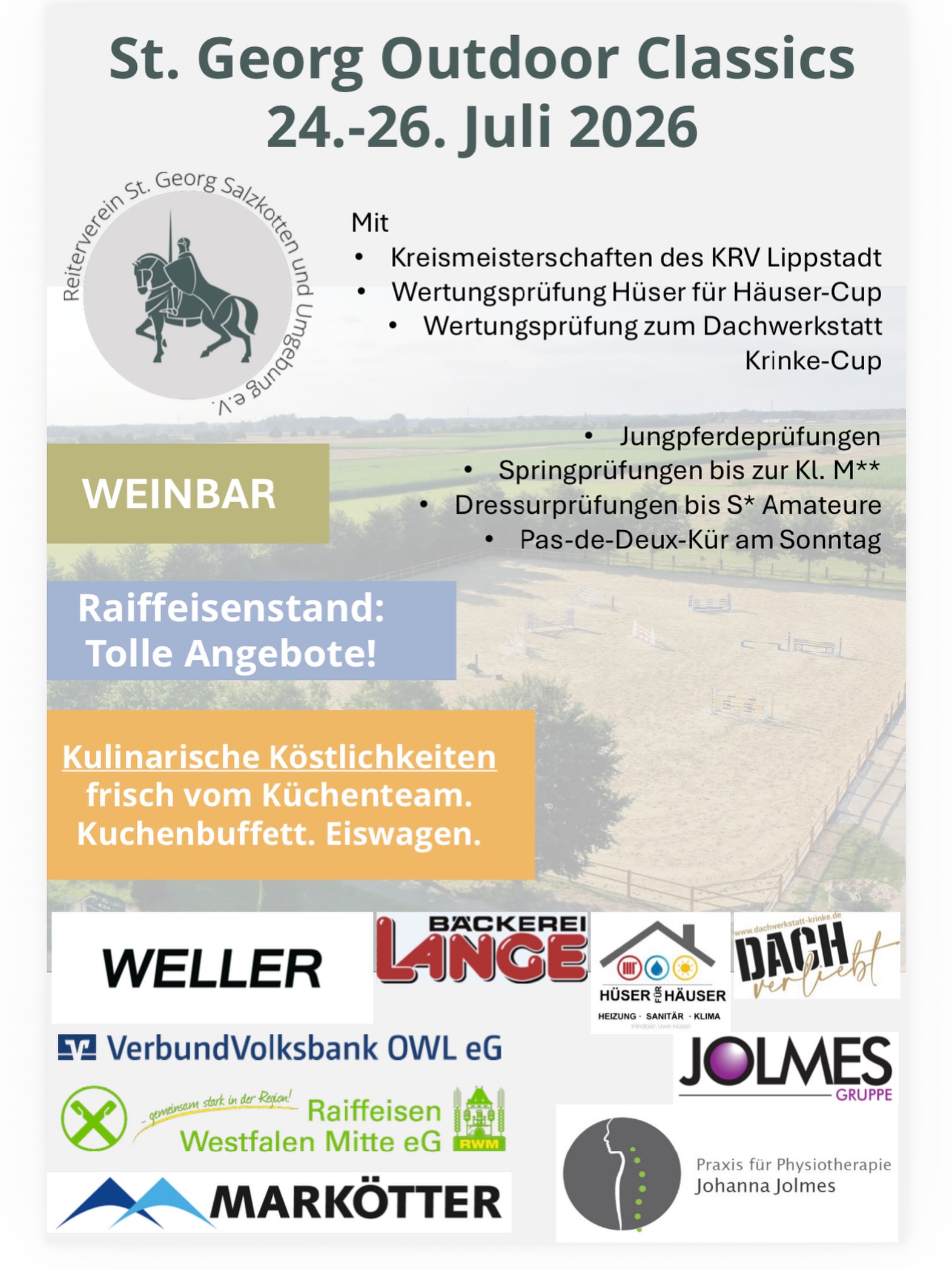 Bald ist es wieder so weit, die St.Georg Outdoor Classics stehen an 🤩😍 